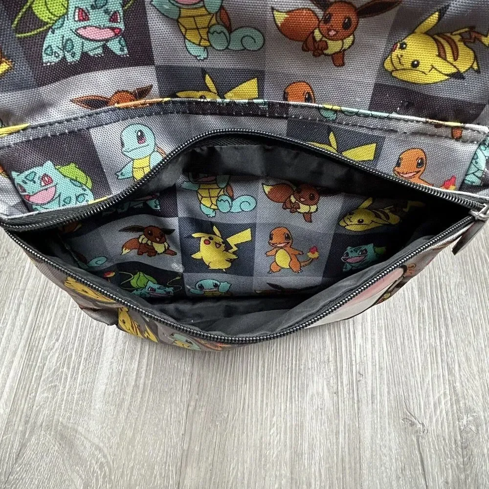 Multi Character Checker Print Pokémon‎ School Backpack